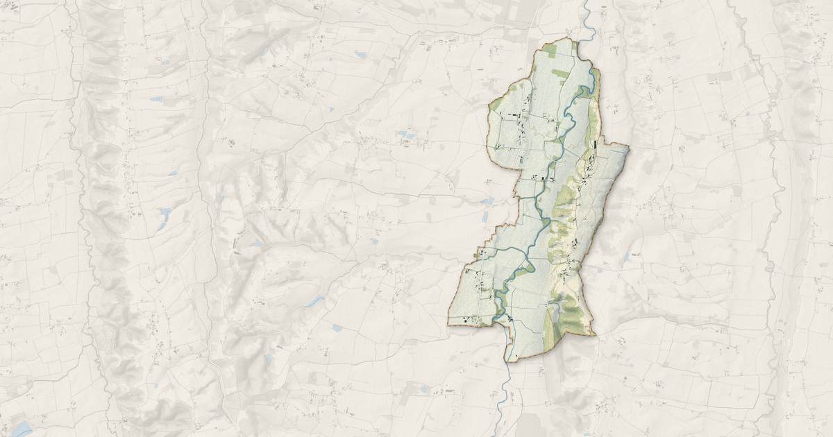 Portrait cartographique de Barcugnan : relief, eau, forêts, bâti et voies, calculés à partir des données de l'IGN