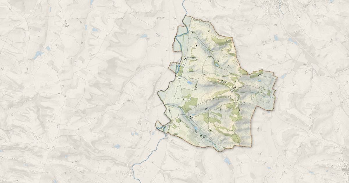 Portrait cartographique de Bonas : relief, eau, forêts, bâti et voies, calculés à partir des données de l'IGN