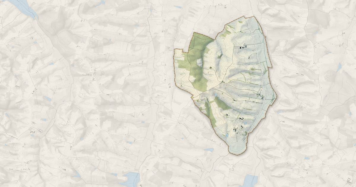 Portrait cartographique de Callian : relief, eau, forêts, bâti et voies, calculés à partir des données de l'IGN