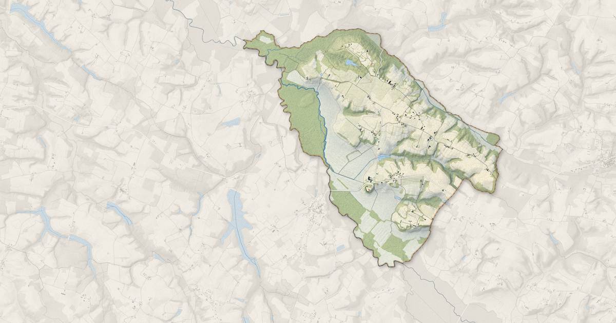 Portrait cartographique de Castex-d'Armagnac : relief, eau, forêts, bâti et voies, calculés à partir des données de l'IGN