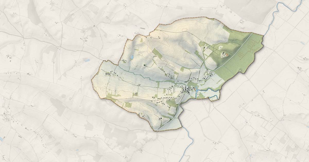 Portrait cartographique de Cazaux-Savès : relief, eau, forêts, bâti et voies, calculés à partir des données de l'IGN