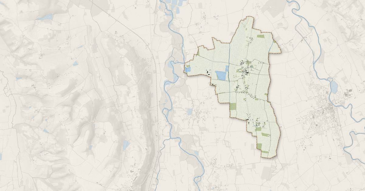 Portrait cartographique de Galiax : relief, eau, forêts, bâti et voies, calculés à partir des données de l'IGN