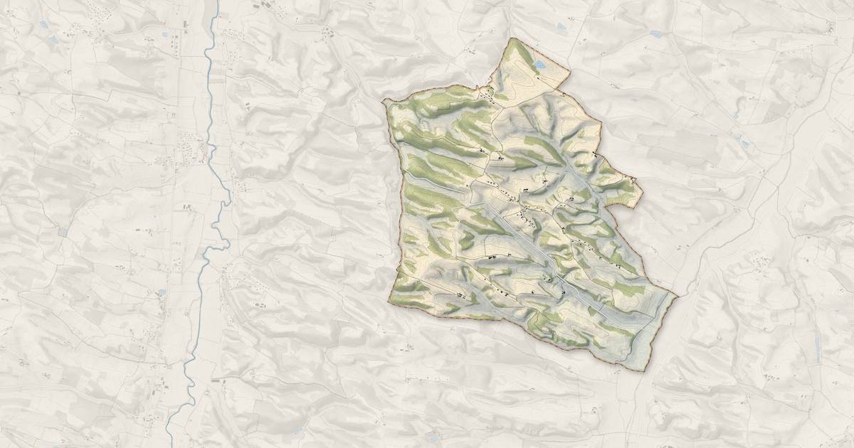 Portrait cartographique de Haulies : relief, eau, forêts, bâti et voies, calculés à partir des données de l'IGN