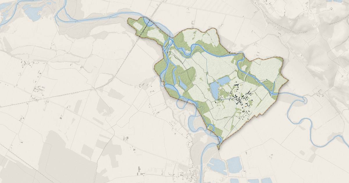 Portrait cartographique de Izotges : relief, eau, forêts, bâti et voies, calculés à partir des données de l'IGN