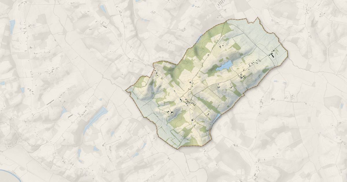 Portrait cartographique de Loussous-Débat : relief, eau, forêts, bâti et voies, calculés à partir des données de l'IGN