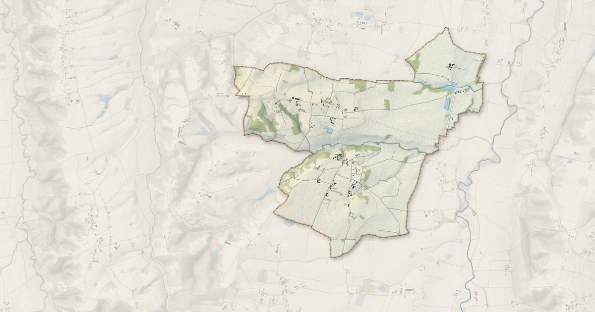 Portrait cartographique de Manas-Bastanous : relief, eau, forêts, bâti et voies, calculés à partir des données de l'IGN