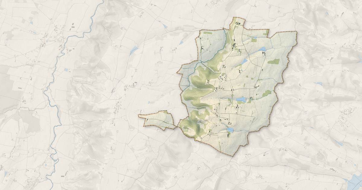 Portrait cartographique de Manent-Montané : relief, eau, forêts, bâti et voies, calculés à partir des données de l'IGN