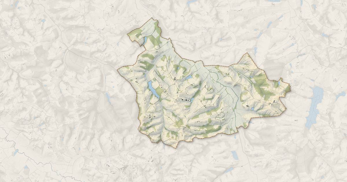 Portrait cartographique de Margouët-Meymes : relief, eau, forêts, bâti et voies, calculés à partir des données de l'IGN