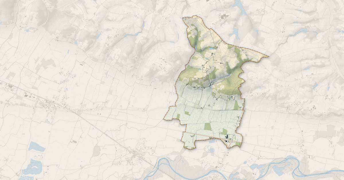 Portrait cartographique de Maulichères : relief, eau, forêts, bâti et voies, calculés à partir des données de l'IGN