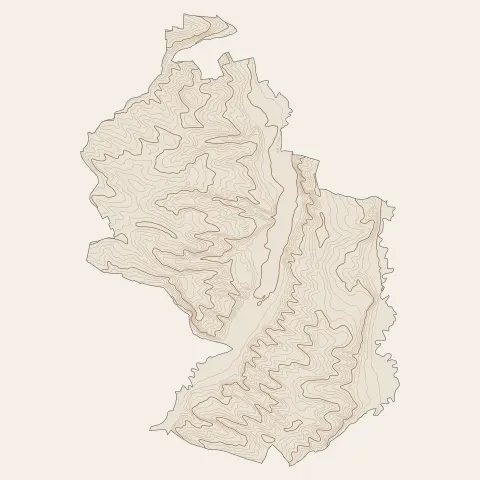 Mauvezin : courbes de niveau