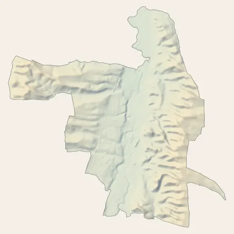Mirande : relief
