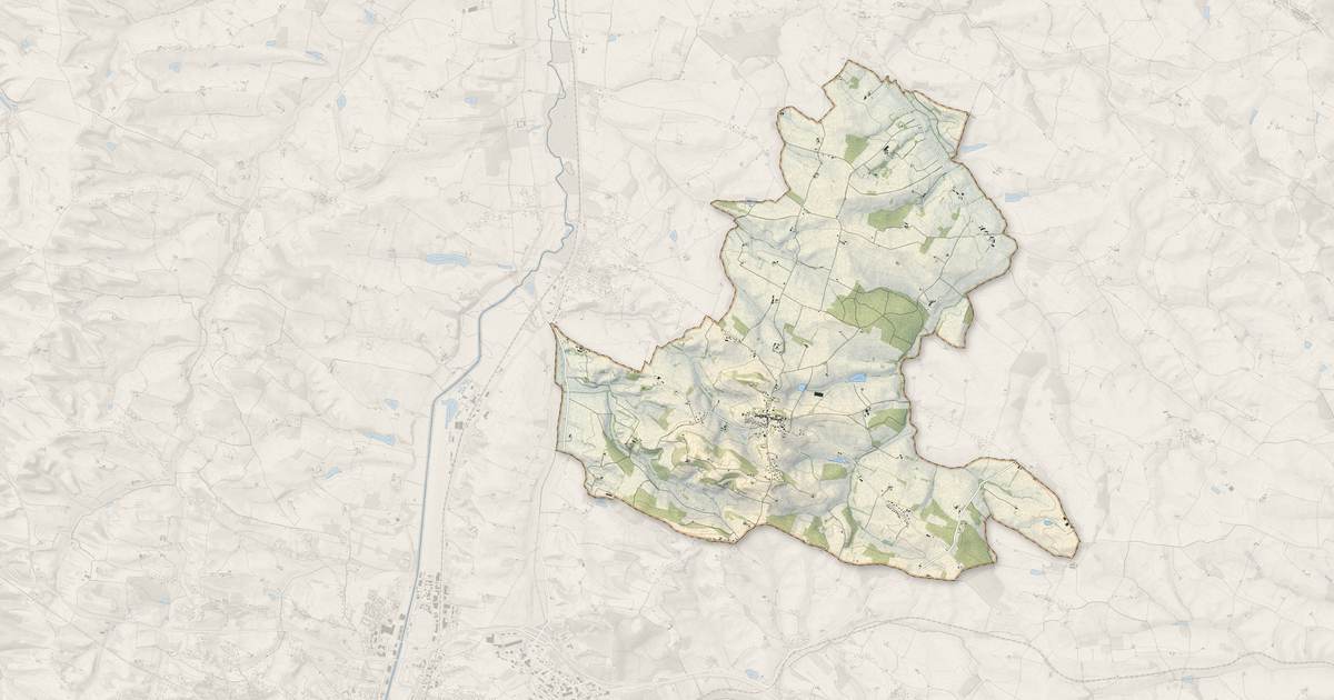 Portrait cartographique de Montaut-les-Créneaux : relief, eau, forêts, bâti et voies, calculés à partir des données de l'IGN