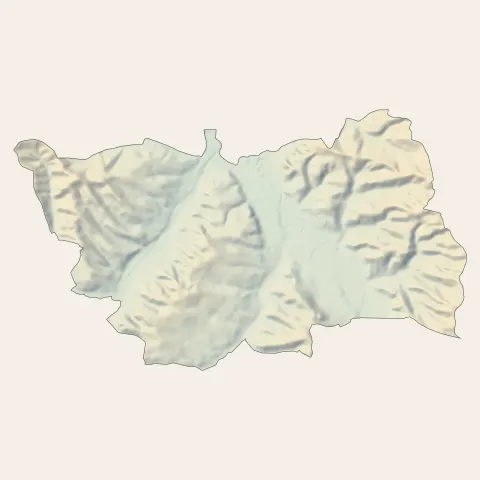 Pavie : relief