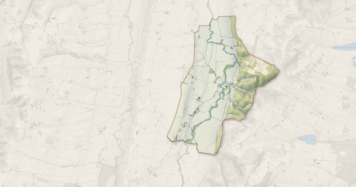 Portrait cartographique de Ponsan-Soubiran : relief, eau, forêts, bâti et voies, calculés à partir des données de l'IGN