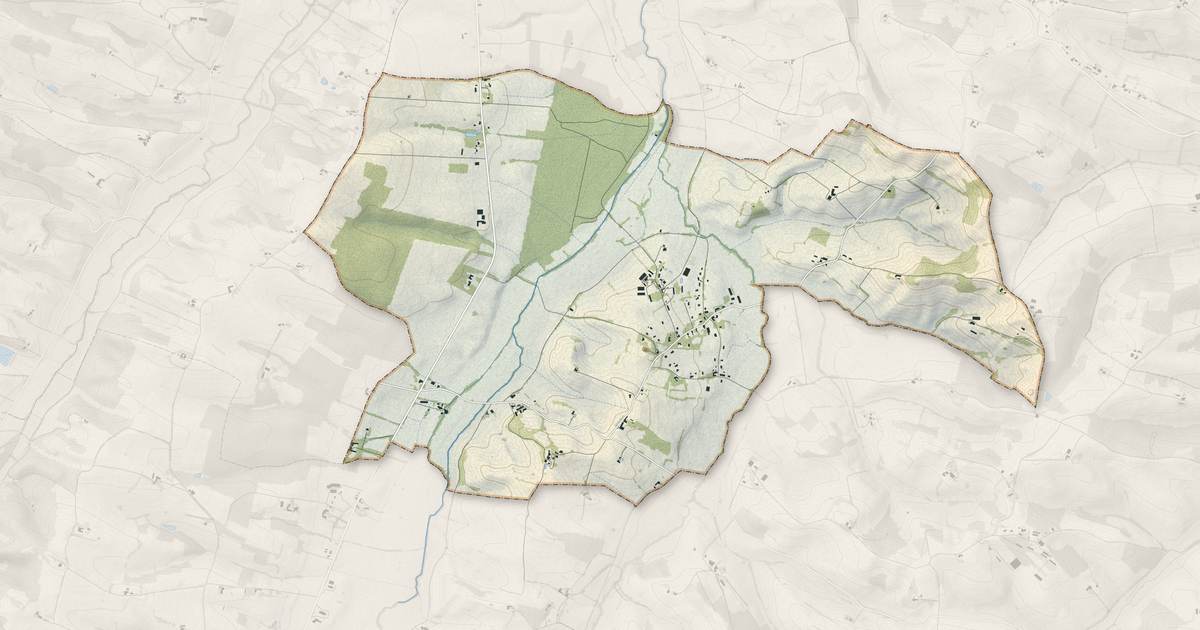 Portrait cartographique de Saint-Élix-d'Astarac : relief, eau, forêts, bâti et voies, calculés à partir des données de l'IGN