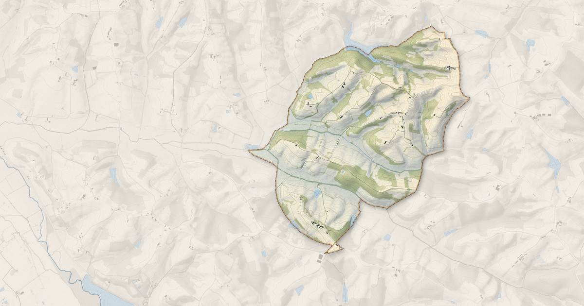 Portrait cartographique de Scieurac-et-Flourès : relief, eau, forêts, bâti et voies, calculés à partir des données de l'IGN