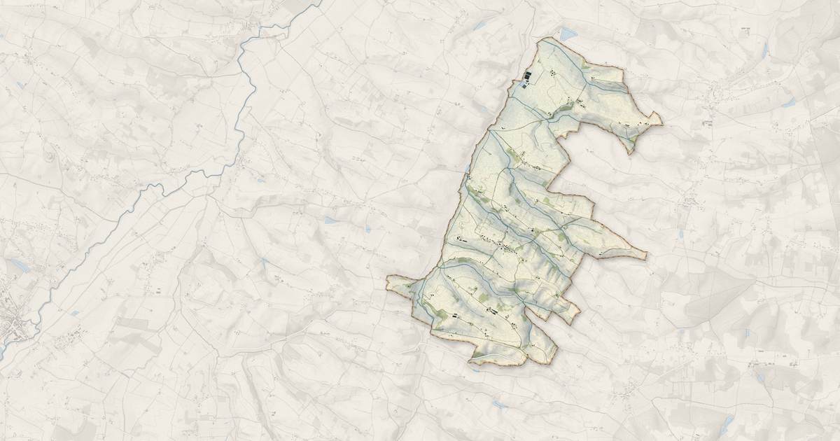 Portrait cartographique de Seysses-Savès : relief, eau, forêts, bâti et voies, calculés à partir des données de l'IGN