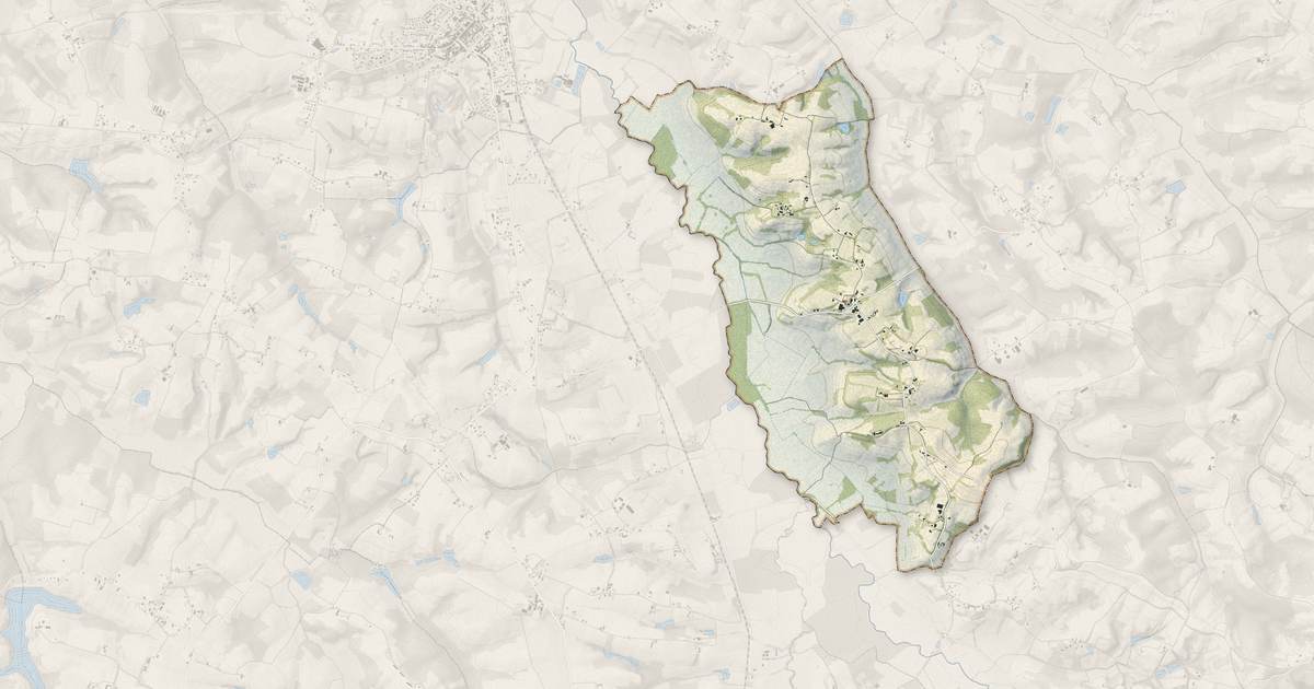 Portrait cartographique de Sion : relief, eau, forêts, bâti et voies, calculés à partir des données de l'IGN