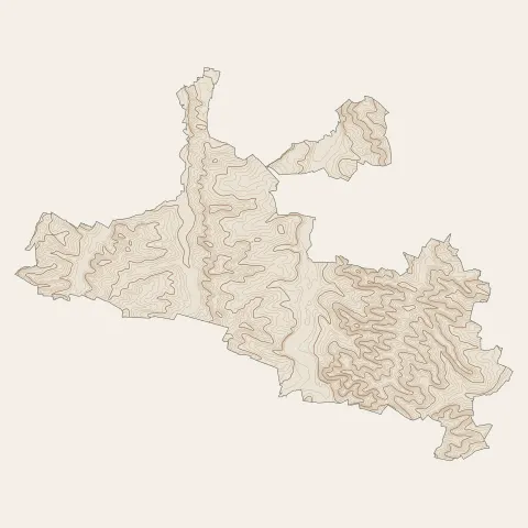 Vic-Fezensac : courbes de niveau
