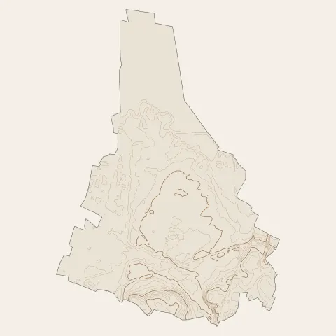 Ambarès-et-Lagrave : courbes de niveau