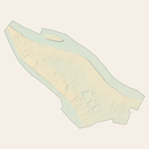Ambès : relief