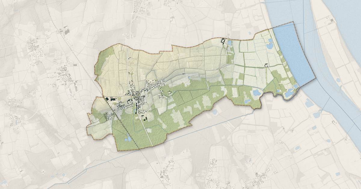 Portrait cartographique de Arcins : relief, eau, forêts, bâti et voies, calculés à partir des données de l'IGN