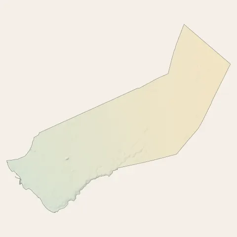 Arès : relief