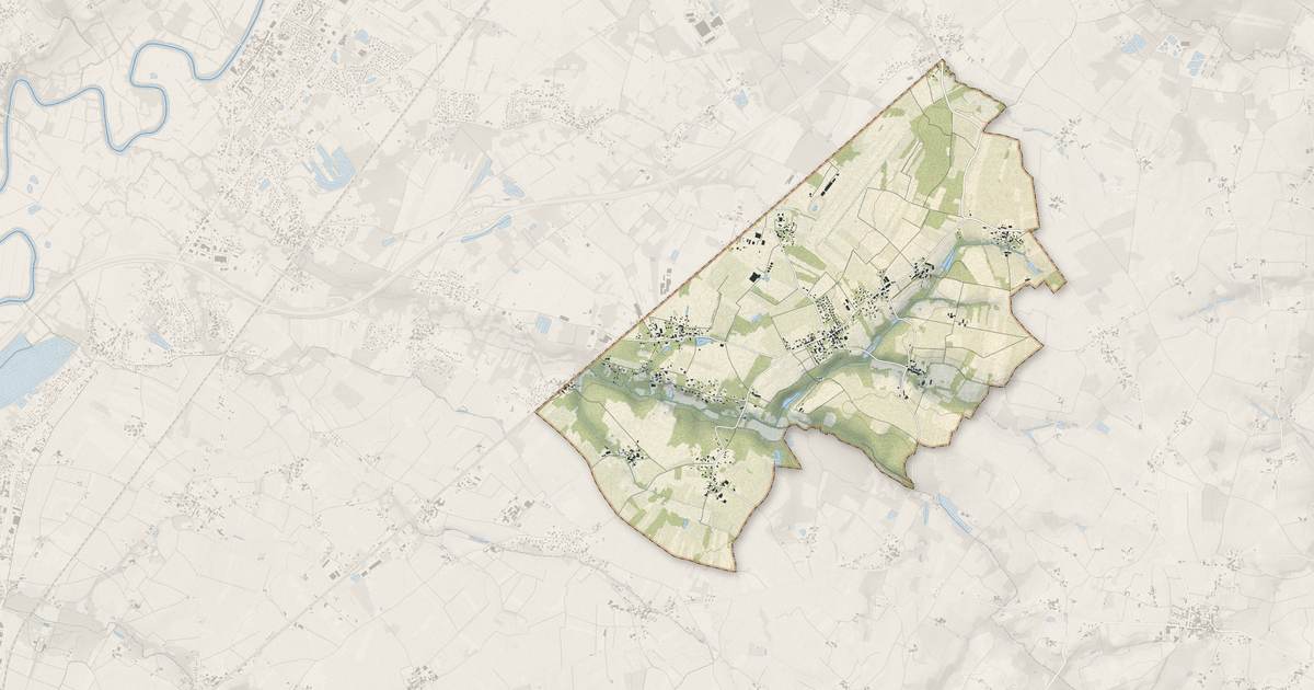 Portrait cartographique de Les Artigues-de-Lussac : relief, eau, forêts, bâti et voies, calculés à partir des données de l'IGN