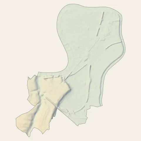 Arveyres : relief