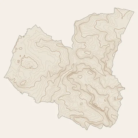 Val de Virvée : courbes de niveau