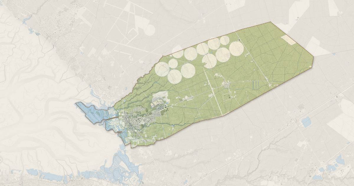 Portrait cartographique de Audenge : relief, eau, forêts, bâti et voies, calculés à partir des données de l'IGN