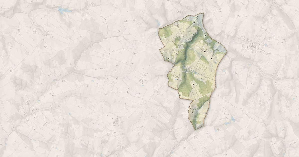 Portrait cartographique de Auriolles : relief, eau, forêts, bâti et voies, calculés à partir des données de l'IGN
