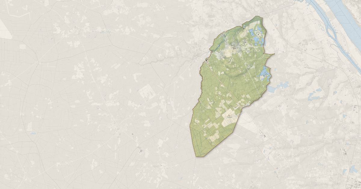 Portrait cartographique de Avensan : relief, eau, forêts, bâti et voies, calculés à partir des données de l'IGN