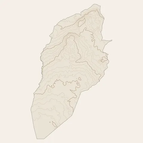 Avensan : courbes de niveau