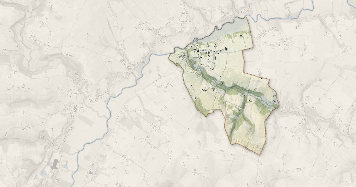 Portrait cartographique de Bagas : relief, eau, forêts, bâti et voies, calculés à partir des données de l'IGN