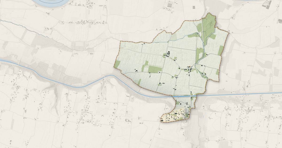 Portrait cartographique de Bassanne : relief, eau, forêts, bâti et voies, calculés à partir des données de l'IGN