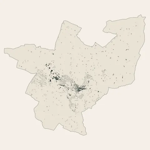 Bazas : bâti