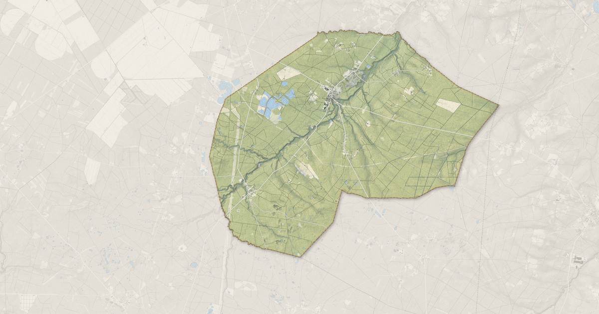 Portrait cartographique de Cabanac-et-Villagrains : relief, eau, forêts, bâti et voies, calculés à partir des données de l'IGN
