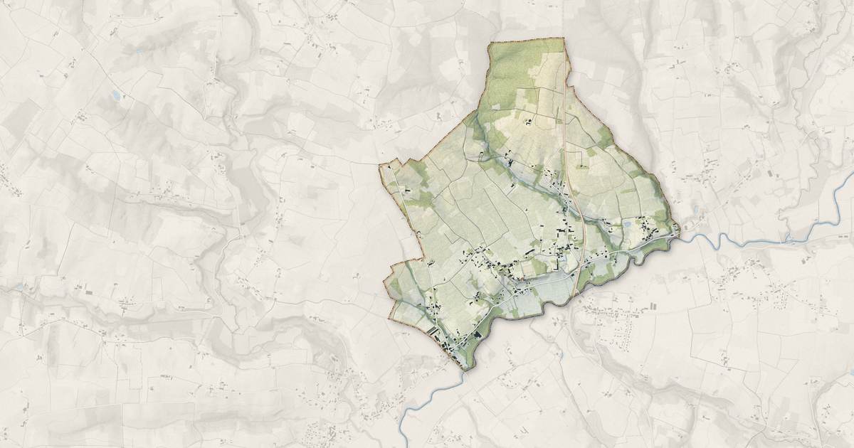 Portrait cartographique de Camiran : relief, eau, forêts, bâti et voies, calculés à partir des données de l'IGN