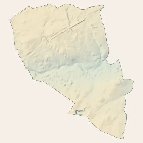 Canéjan : relief