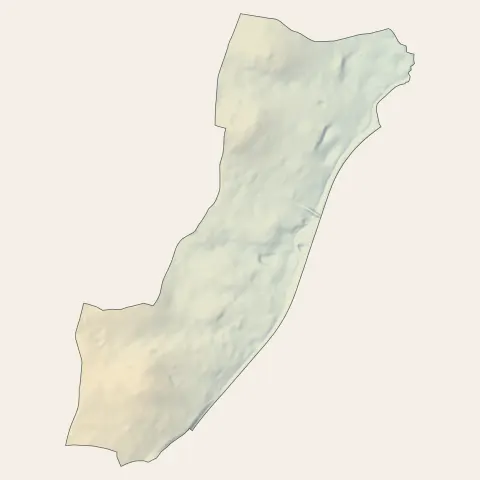 Carbon-Blanc : relief