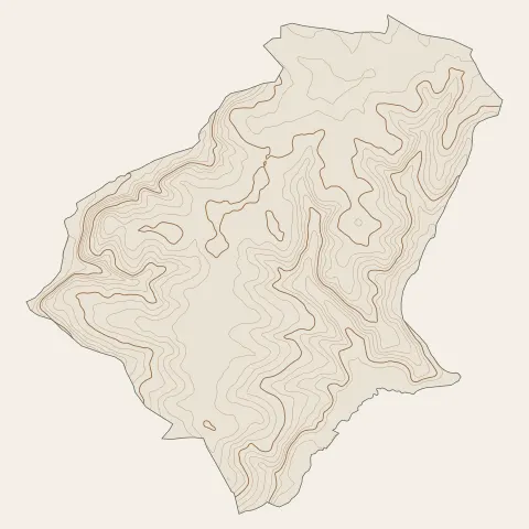 Carignan-de-Bordeaux : courbes de niveau