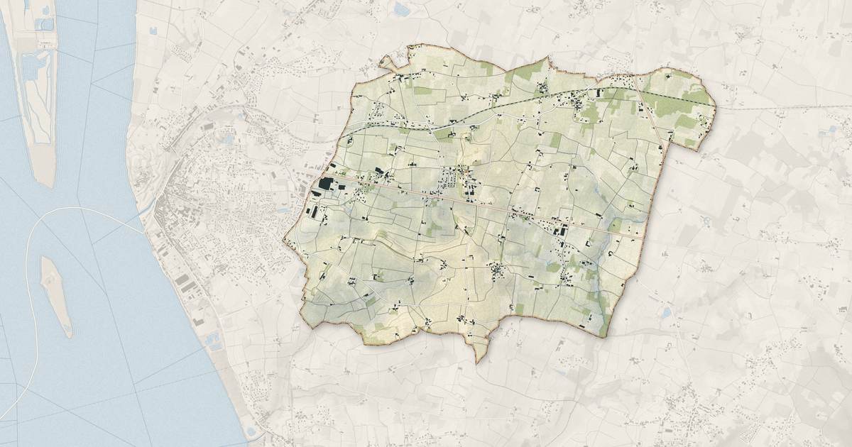 Portrait cartographique de Cars : relief, eau, forêts, bâti et voies, calculés à partir des données de l'IGN