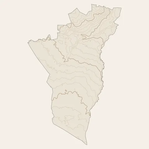 Castelnau-de-Médoc : courbes de niveau