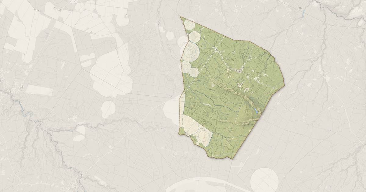 Portrait cartographique de Cazalis : relief, eau, forêts, bâti et voies, calculés à partir des données de l'IGN