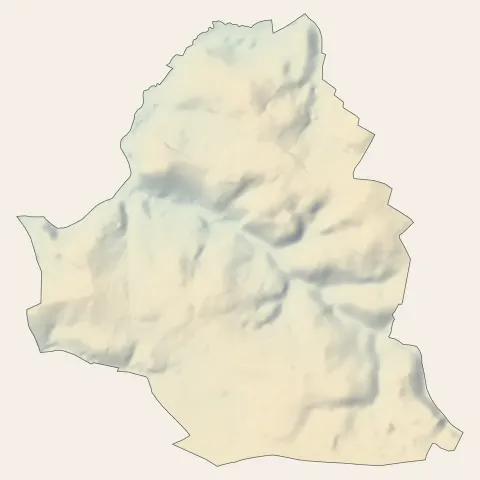 Cénac : relief