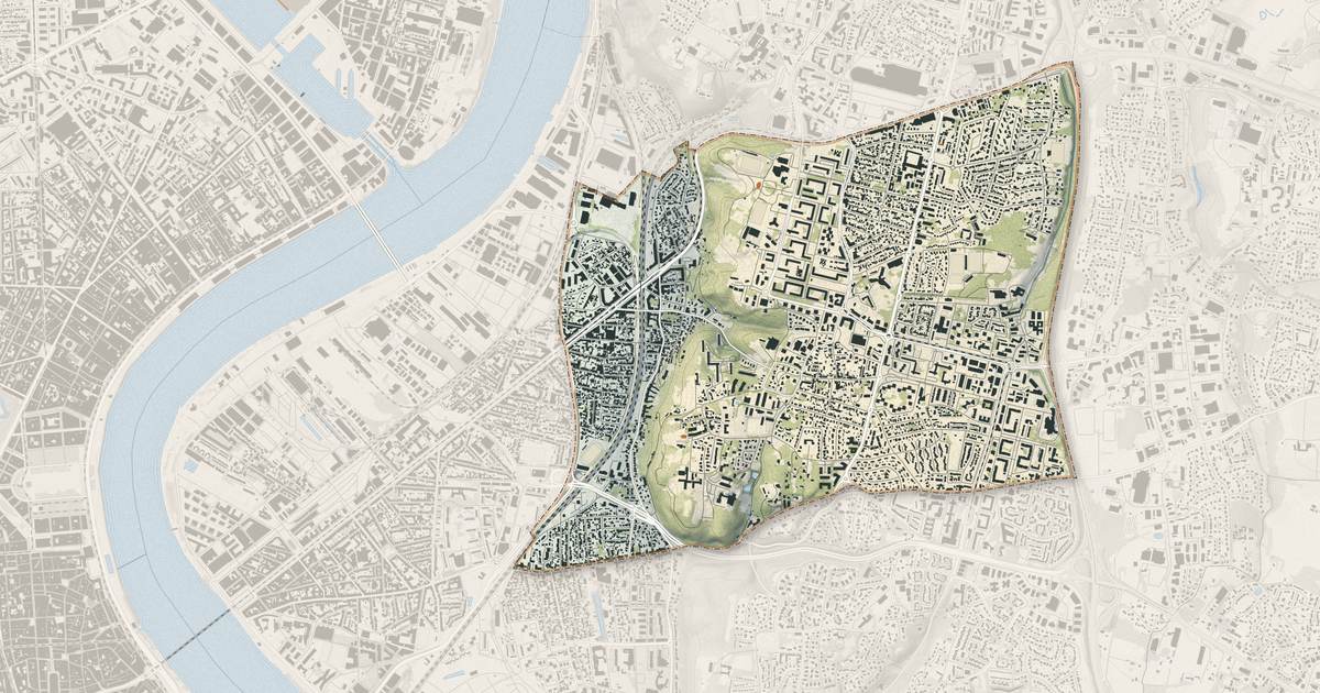 Portrait cartographique de Cenon : relief, eau, forêts, bâti et voies, calculés à partir des données de l'IGN