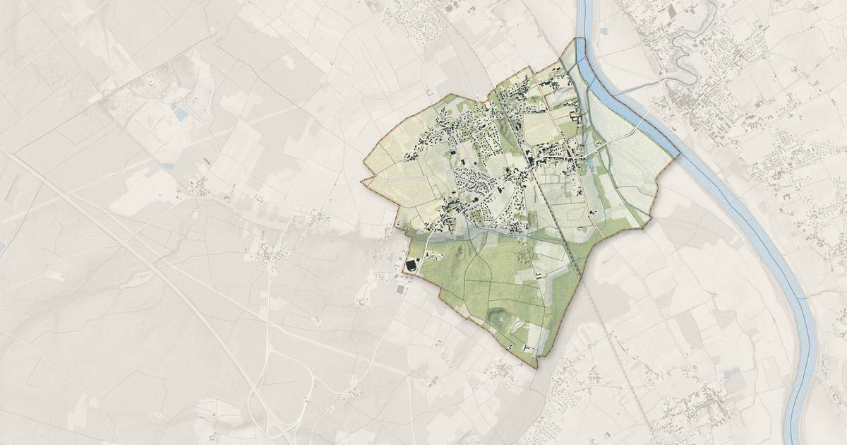 Portrait cartographique de Cérons : relief, eau, forêts, bâti et voies, calculés à partir des données de l'IGN