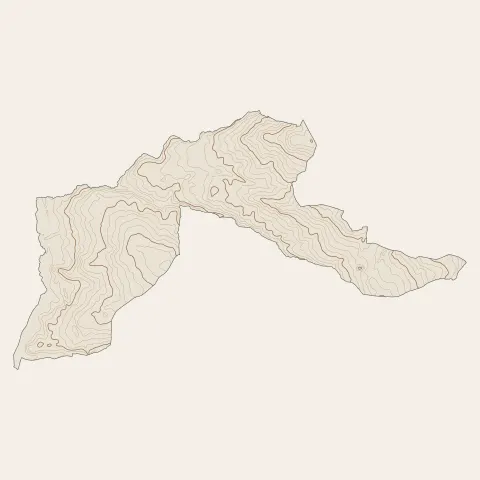 Cézac : courbes de niveau