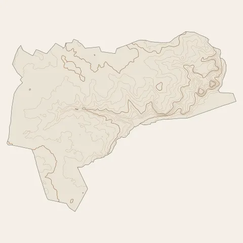 Cissac-Médoc : courbes de niveau